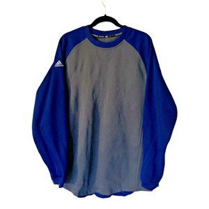 Adidas Men's Clima Warm Blue/Gray Sweatshirt Size L